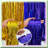 Party Magic 4 Pack Pink Fringe Backdrop Curtains