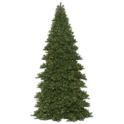 Vickerman Oregon Fir Artificial Christmas Frame Tree, Warm White Dura-Lit LED Lights