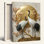 Golden Cranes, reproduction d'art sur toile, ensemble de 1