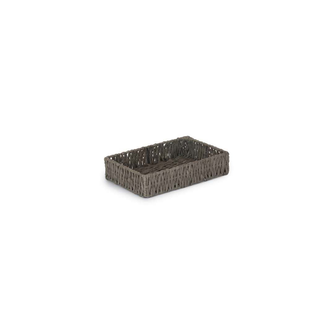 Lily Manor Wicker Storage Tray Basket