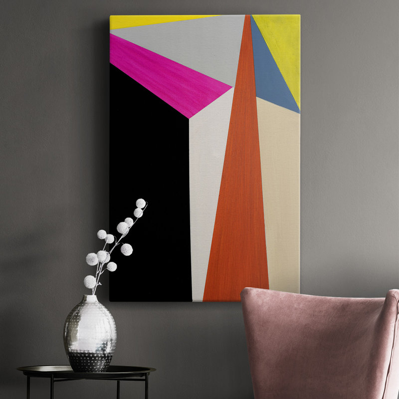 Modulaire III - peinture sur toile tendue, H 48 po x l 32 po x P 1 po
