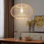 Luminaire suspendu beige à 1 lumière Achaz-1969585380