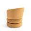 Upholstered Swivel Barrel Chair-622239473