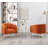 Mariantonietta Velvet Barrel Chair-914736329