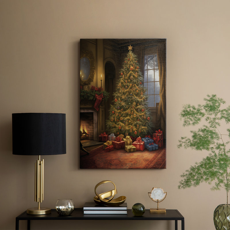 Art des Fêtes de Noël - Art déco sur mesure Cavas, H 36 po x l 24 po