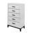 Vertical Solid + Manufactured Wood Dresser With 5 Drawers-83989315