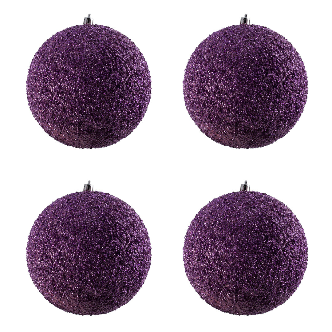 Beaded Ball Ornament (Set of 4) The Holiday Aisle® 
