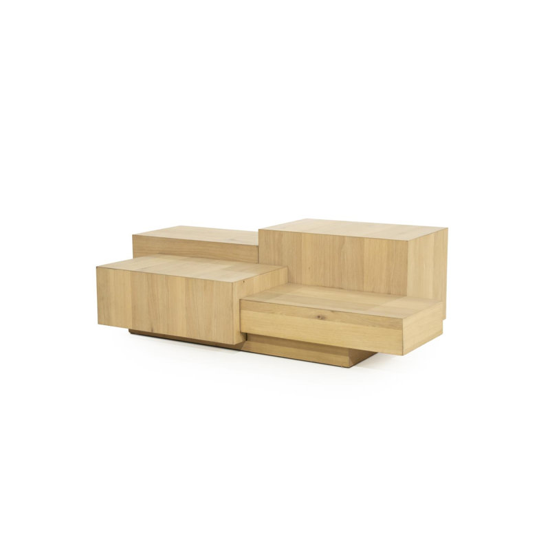 Quinten Rectangular Coffee Table, Natural
