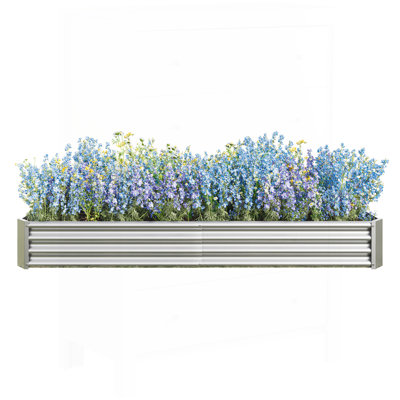 Durable Metal Raised Garden Bed Kit, Ideal for Flowers, Vegetables, and Herbs, Perfect for Urban and Suburban Gardens