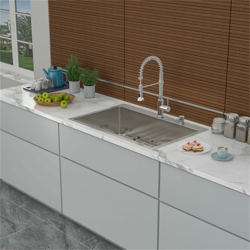33'' L Single Bowl Stainless Steel Kitchen Sink