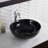 Thin Ceramics Circular Vessel Bathroom Sink-1869322074