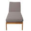 Chaise longue d'extérieur en teck Uvita-96321400