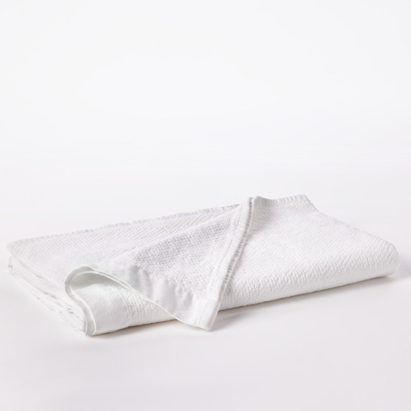 Adriatic Organic Organic 100% Cotton Lightweight Bath Sheet, Alpine White