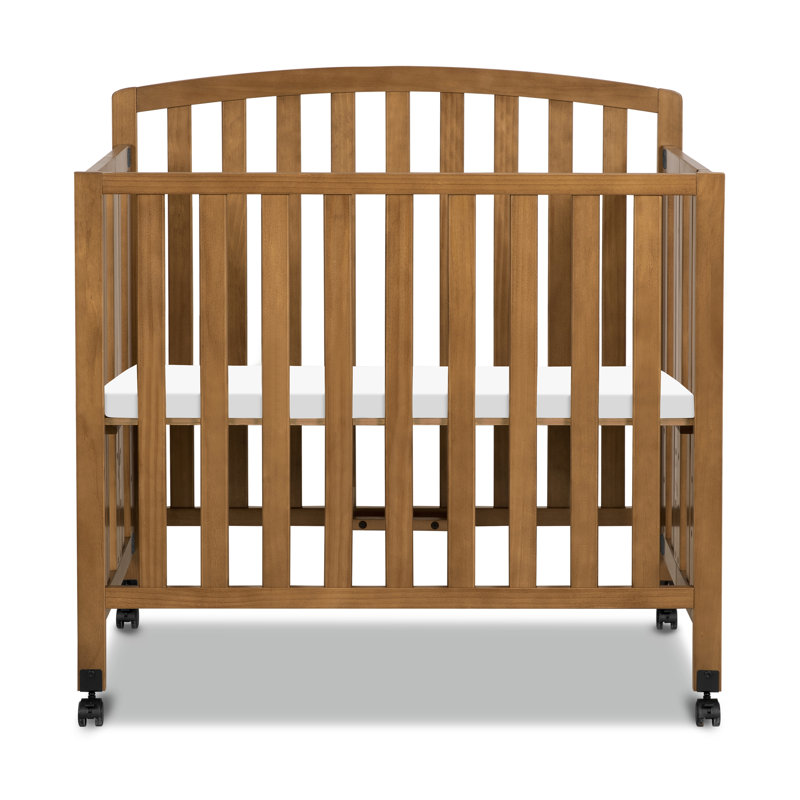 Dylan 3-in-1 Mini Convertible Portable Crib, Chestnut