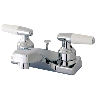 Robinet pour salle de bain avec ensemble de drain central à