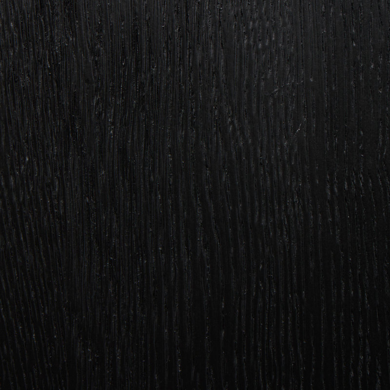 Lewis Upholstered Dining Chair, Black Oak