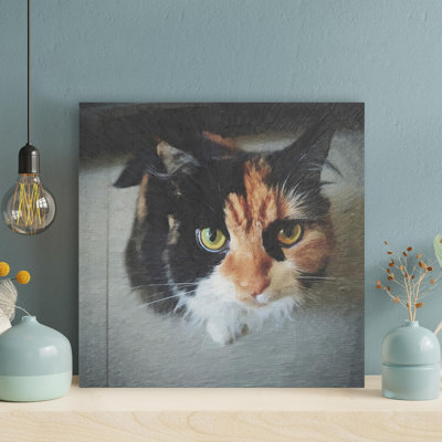 " Calico Cat " Painting Print
