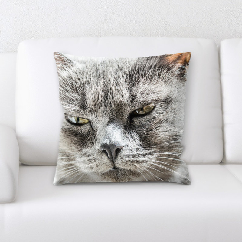 Microsuede Throw Pillow