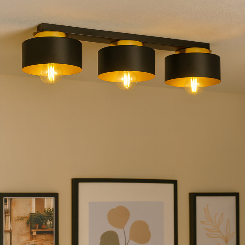 Flush Mount, Matte Black