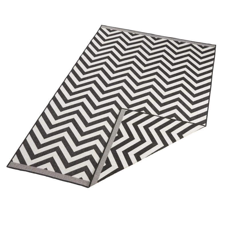 Palma Woven Black Rug, Rectangle 200 x 290cm
