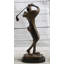 Statue originale signée Milo, golfeur, golf, sculpture moderne, sculpture, art