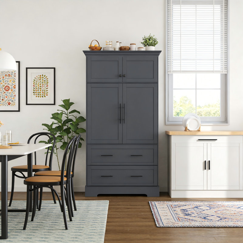 Armoire de rangement Farmhouse, Gris