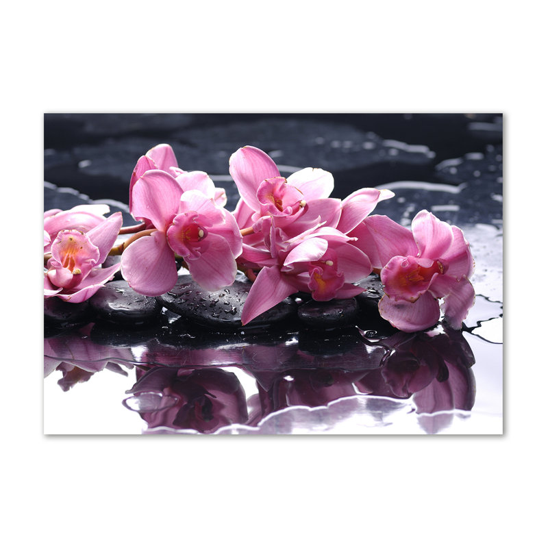 Pink Orchid - Wrapped Canvas Print