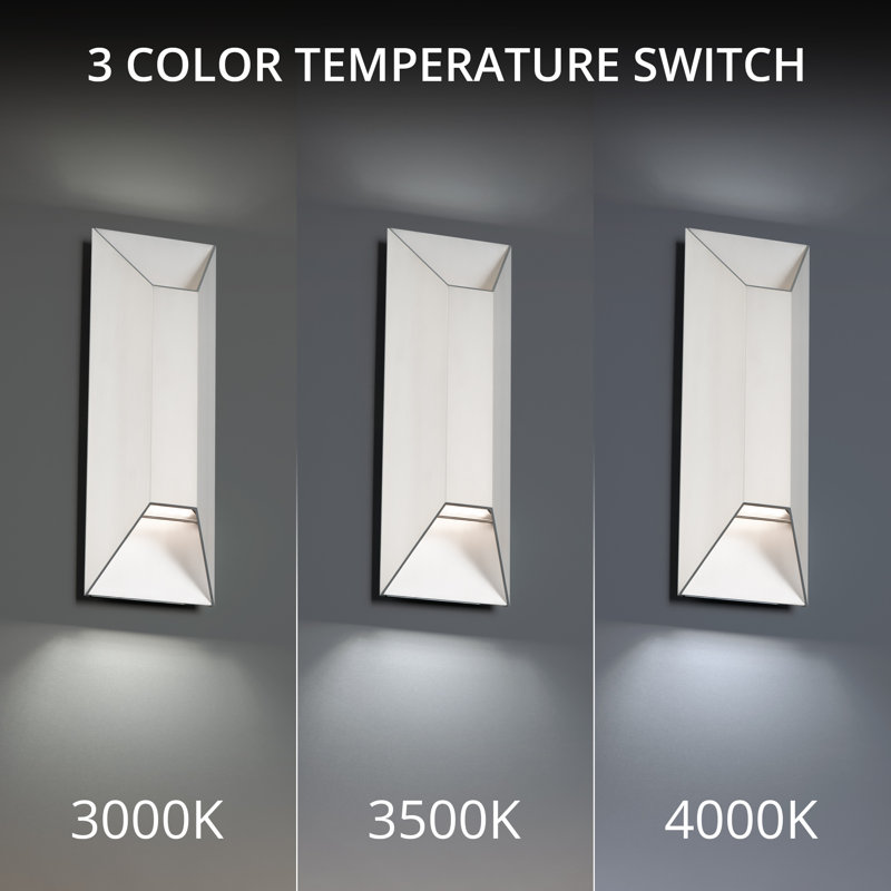 Maglev 2 - Light LED Flush Mounted Sconce, 16" H x 5.5" W x 3.625" D, 4000K, Brushed Aluminum