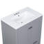 Meuble-lavabo avec lavabo simple, 2 portes à fermeture douce et 1 tiroir-1407791284