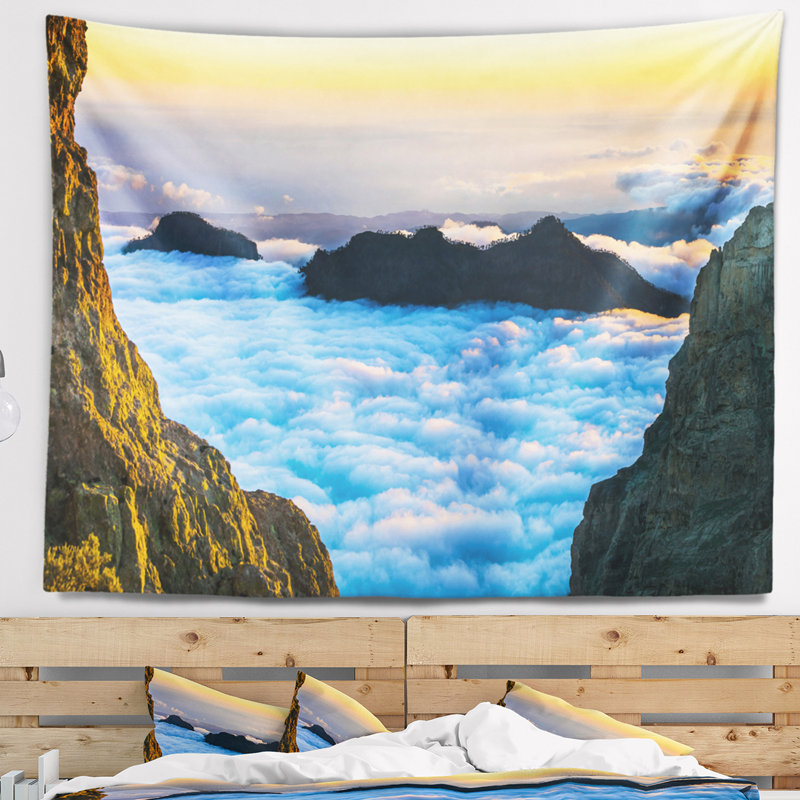 Tapisserie «Seashore Gran Canaria Sunset on Clouds», H 50 po x l 60 po