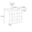 Table console en acrylique avec dessus orange-133690984