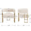 Fauteuil demi-tonneau de 27,25 po Nyjee-332891499