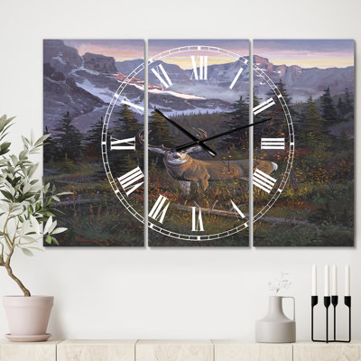 High Country Muley Wall Clock