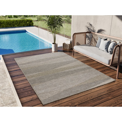Jasmyn Rectangle Abstract Flatweave Indoor / Outdoor Area Rug