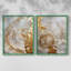 Série ABSTRACT CLxxIV - reproduction encadrée de qualité supérieure - prête à être accrochée - aucun clou requis - aucun clou requis-797682234-797682228