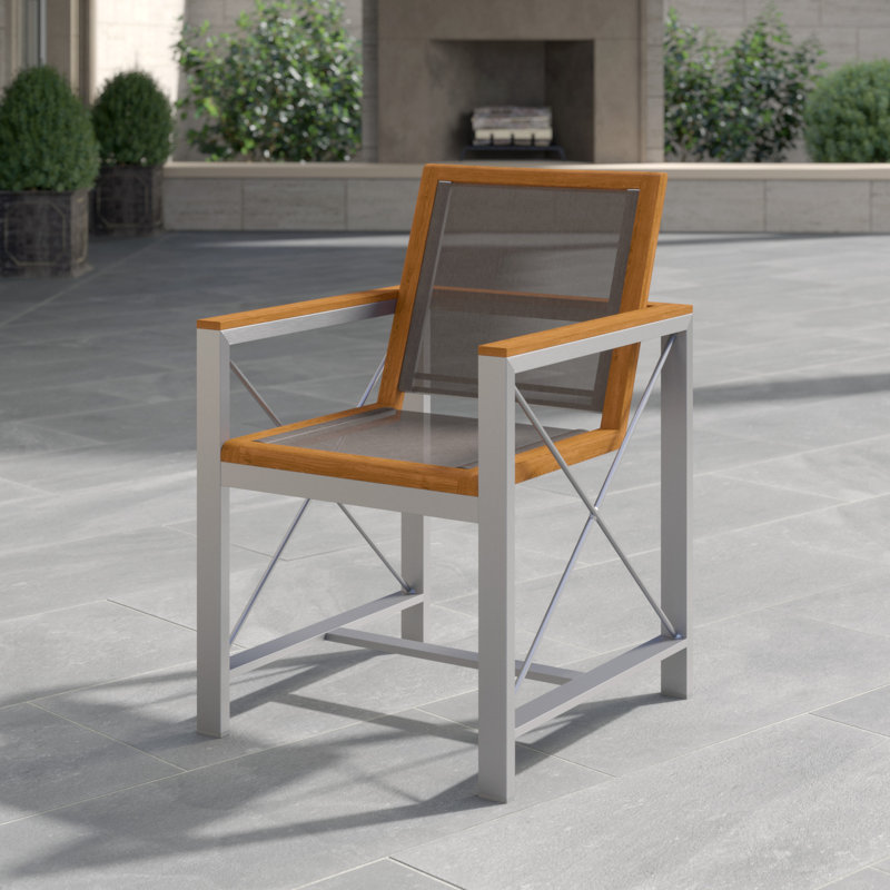 Ibiza Outdoor Dining Armchair, No, Black