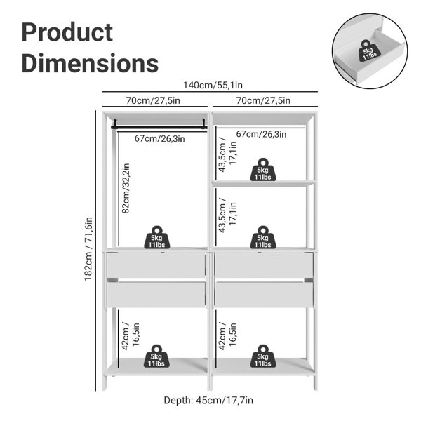 Dimensions du produit