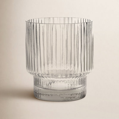 Hadley Ribbed Crystal Whiskey Glass
