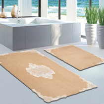 Bath Bliss Sanitized 27.5-in x 15.5-in Clear PVC Bath Mat in the Bathroom  Rugs & Mats department at