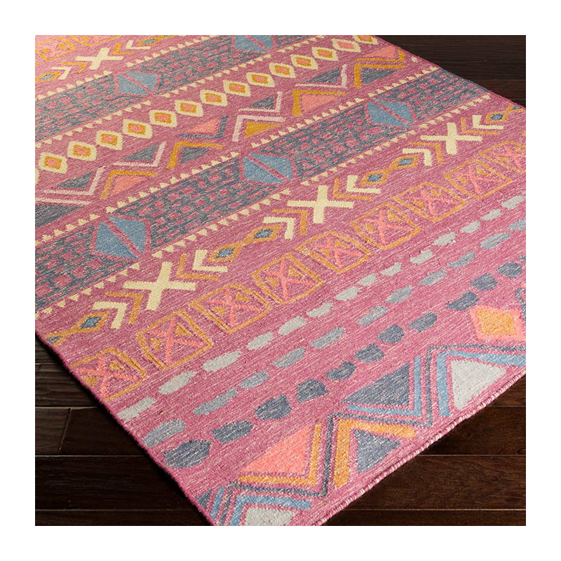 Wool Southwestern Indoor Rug, Rectangle 3'3" x 5'3"