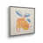 Cadre flottant en chrome poli