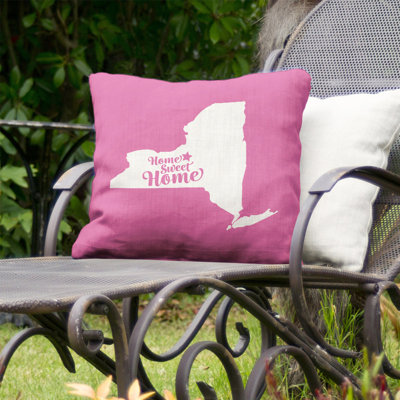 Home Sweet Indoor/Outdoor Throw Pillow