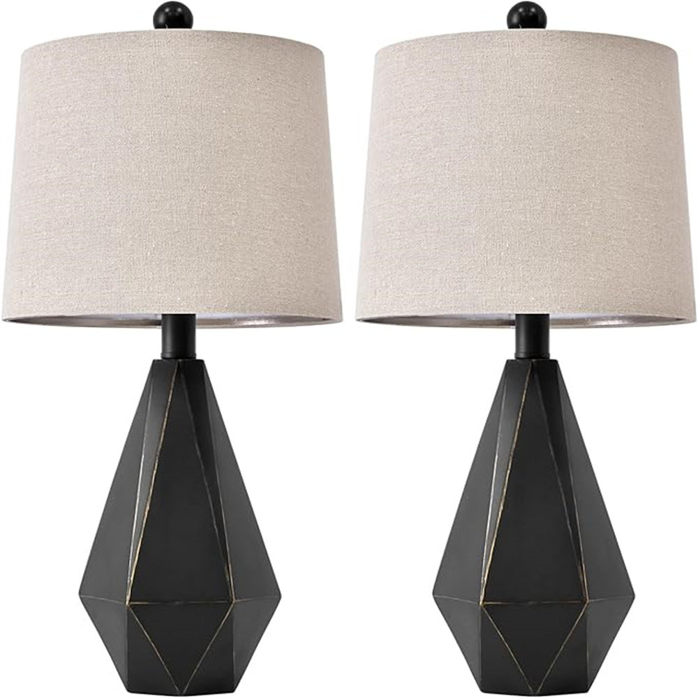 Mercer41 20.25'' Table Lamps Set Of 2, Bedside Lamp For Nightstand