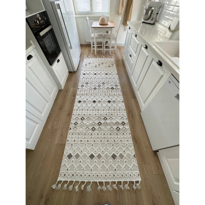 Vladlena Geometric Indoor / Outdoor Rug, Rectangle 5' x 8'11"