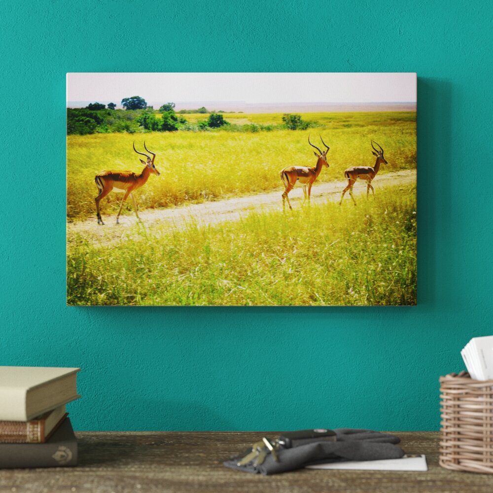 Leinwandbild African Plains I von Golie Miamee