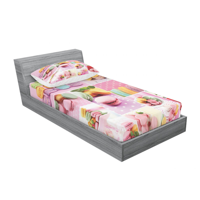 Microfiber Sheet Set, Twin Sheet Set with Fitted Sheet