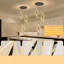 Lustre 3 lumières DEL moderne en acrylique à intensité variable noir-2103614168-2103614169-2103614174
