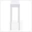 Console moderne, canapé Amy, blanc