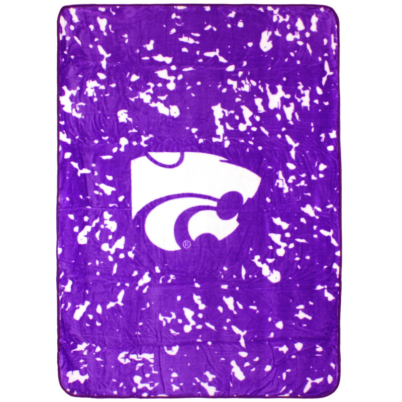 NCAA Knitted Throw Blanket, Kansas State