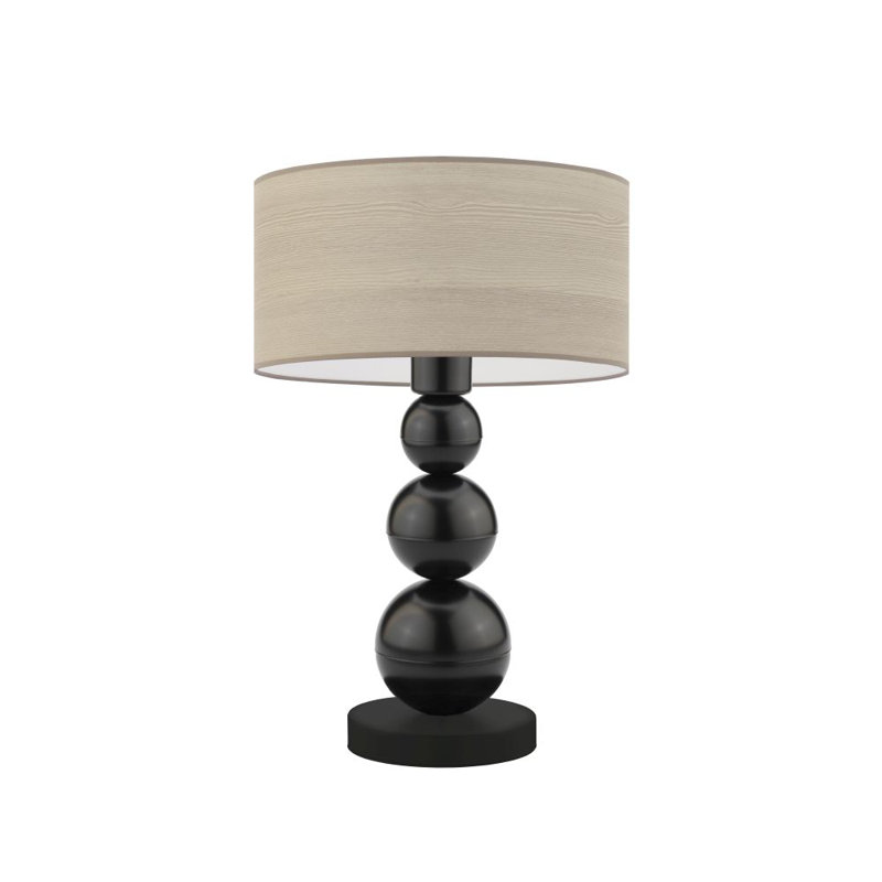Monti Metal Table Lamp, Beige, Black